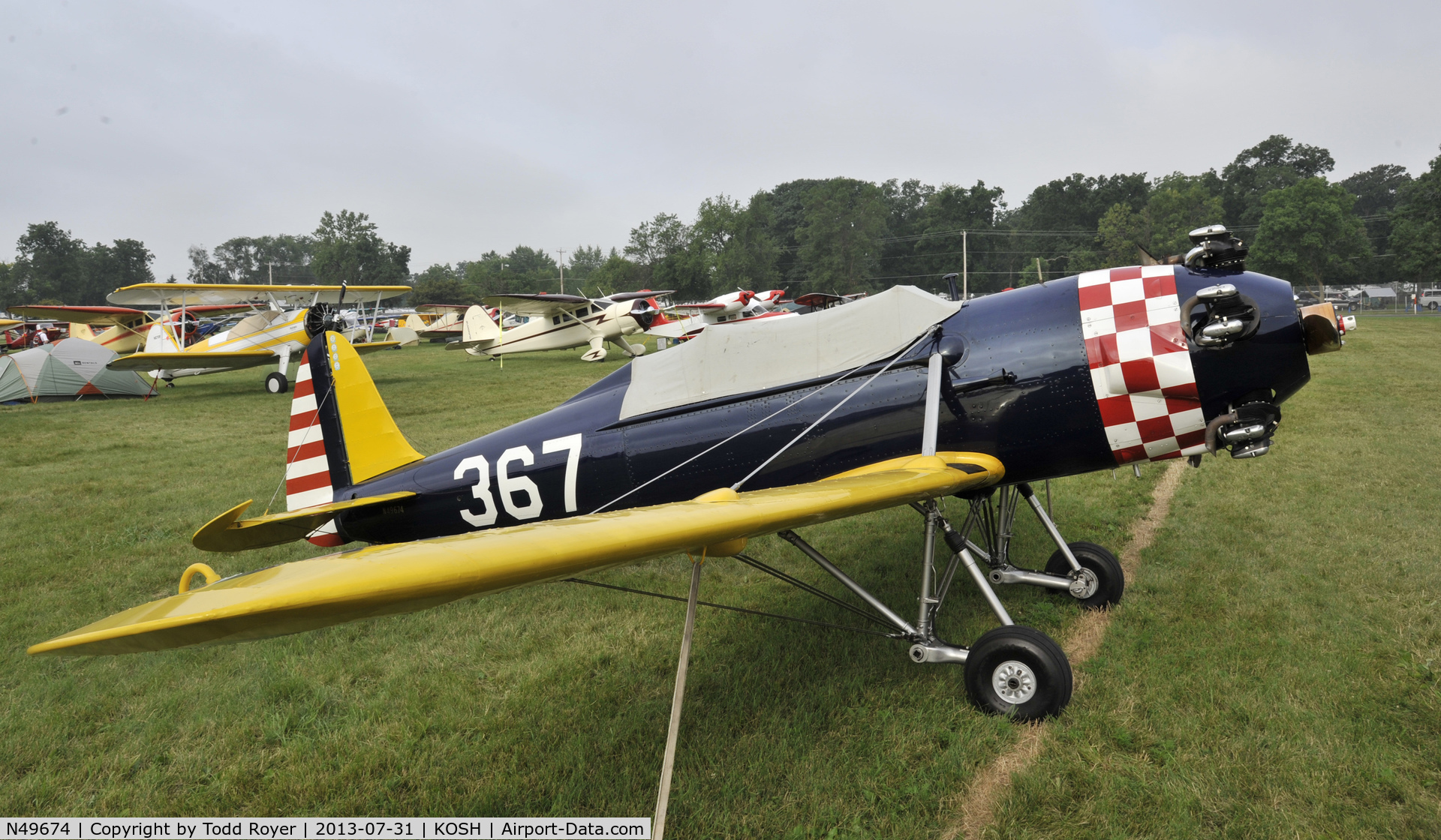 N49674, 1941 Ryan Aeronautical ST3KR C/N 1396, Airventure 2013