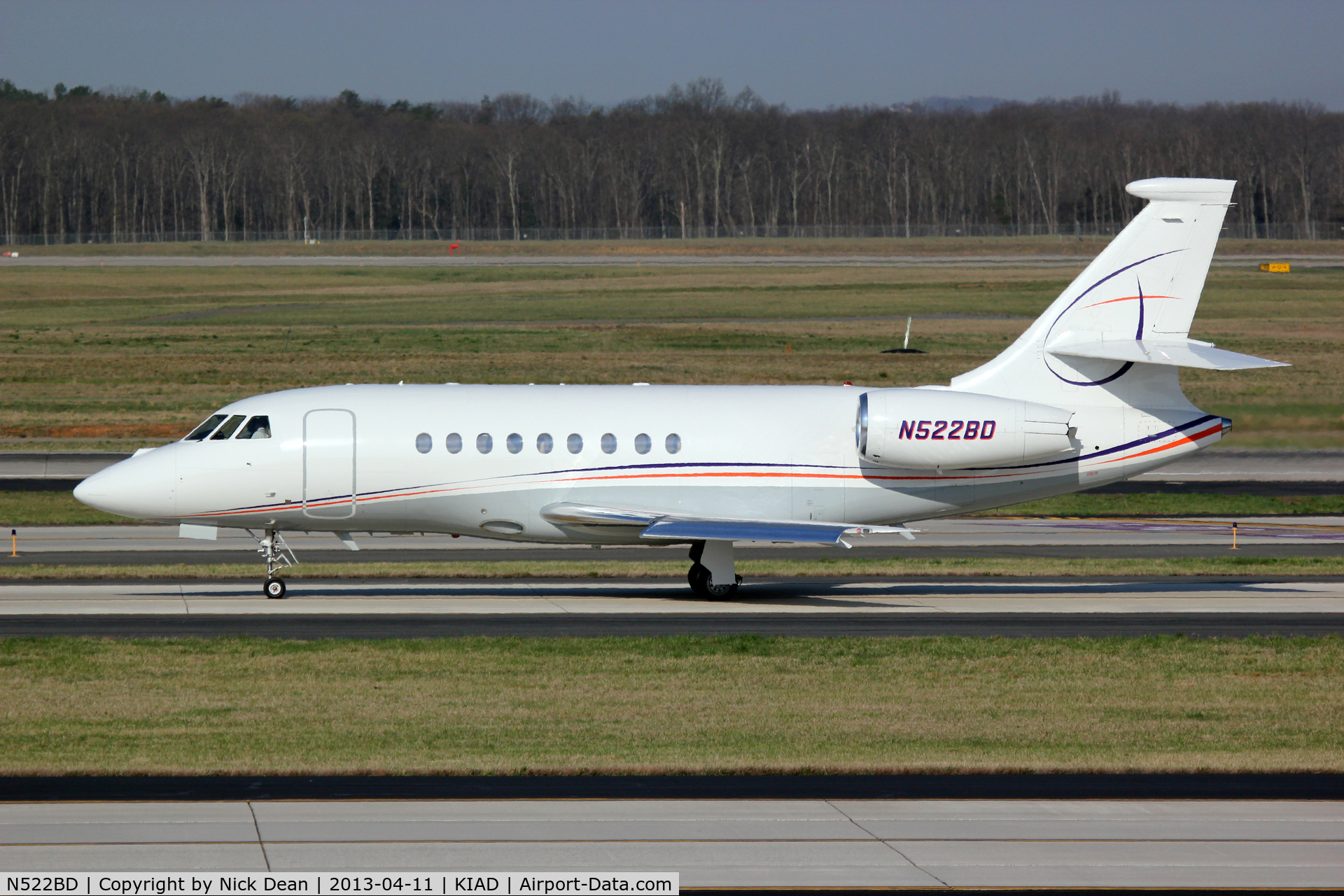 N522BD, 2006 Dassault FALCON 2000EX C/N 84, KIAD/IAD