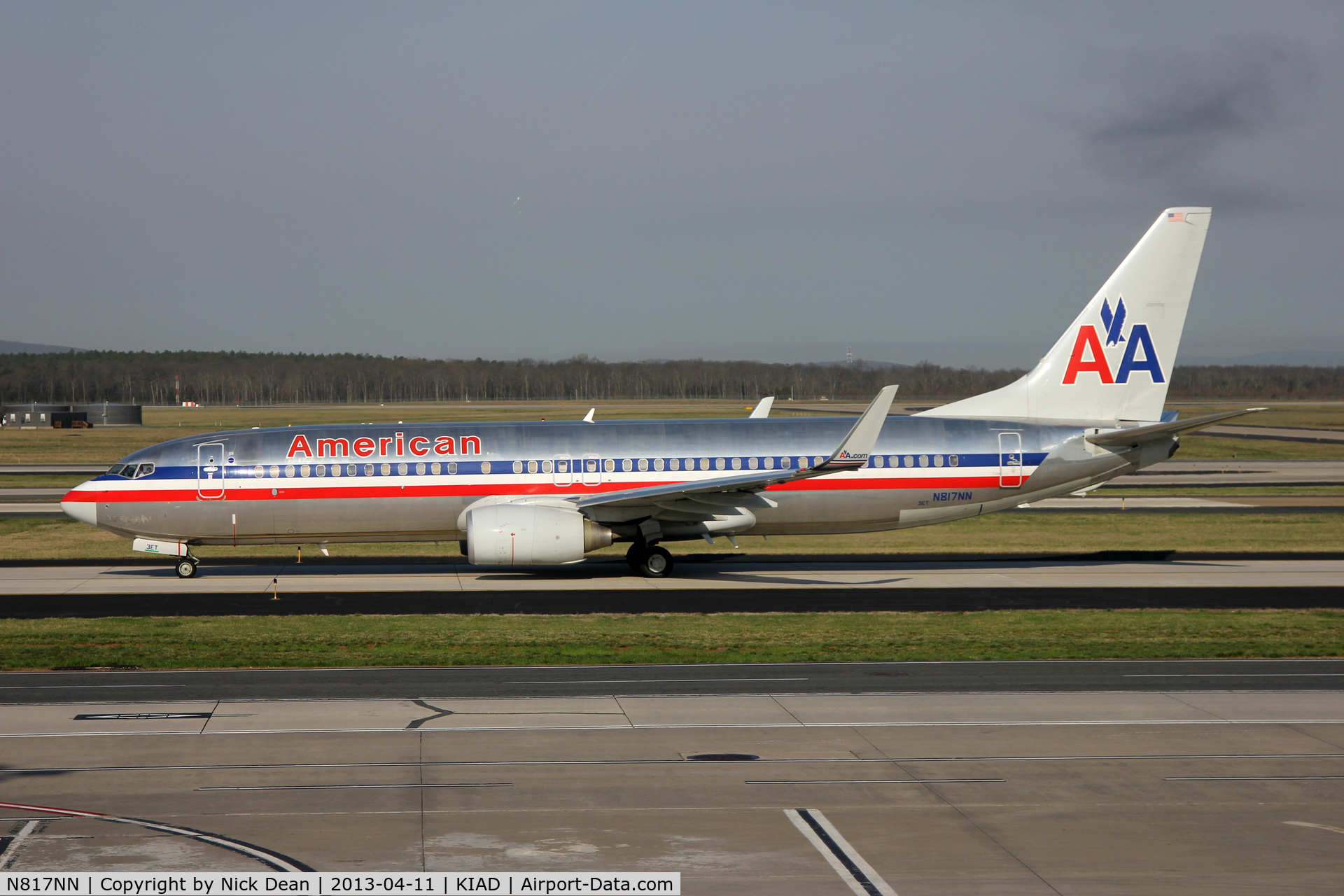 N817NN, 2009 Boeing 737-823 C/N 29558, KIAD/IAD