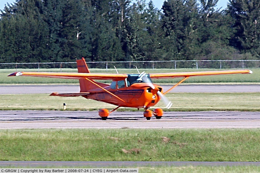 C-GRGW, 1975 Cessna 172M C/N 17265472, Cessna 172M Skyhawk [172-65472] Edmonton International~C 24/07/2008. Has since been written off.