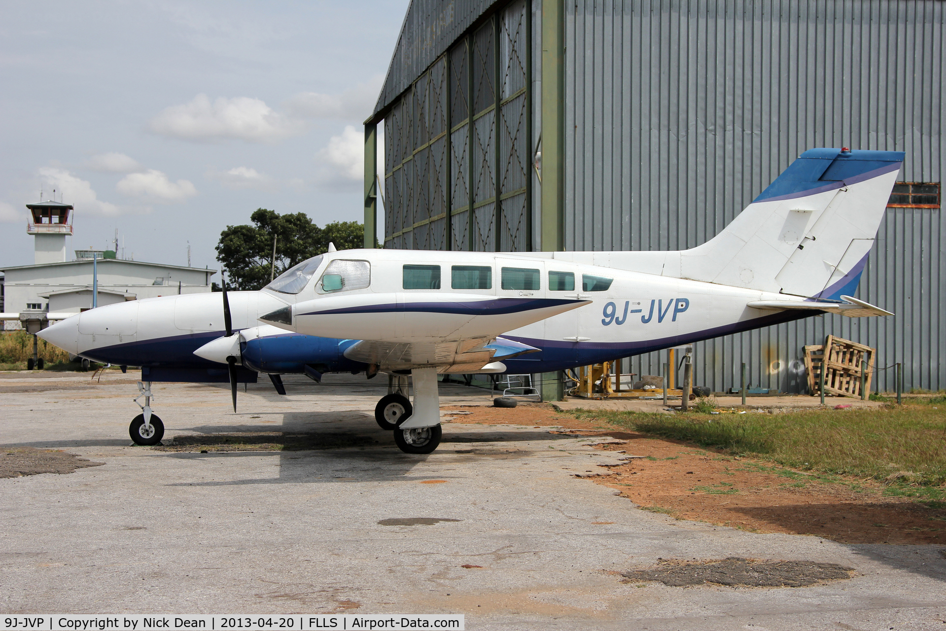 9J-JVP, Cessna 402B Utiliner C/N 402B0829, FLLS/LUN