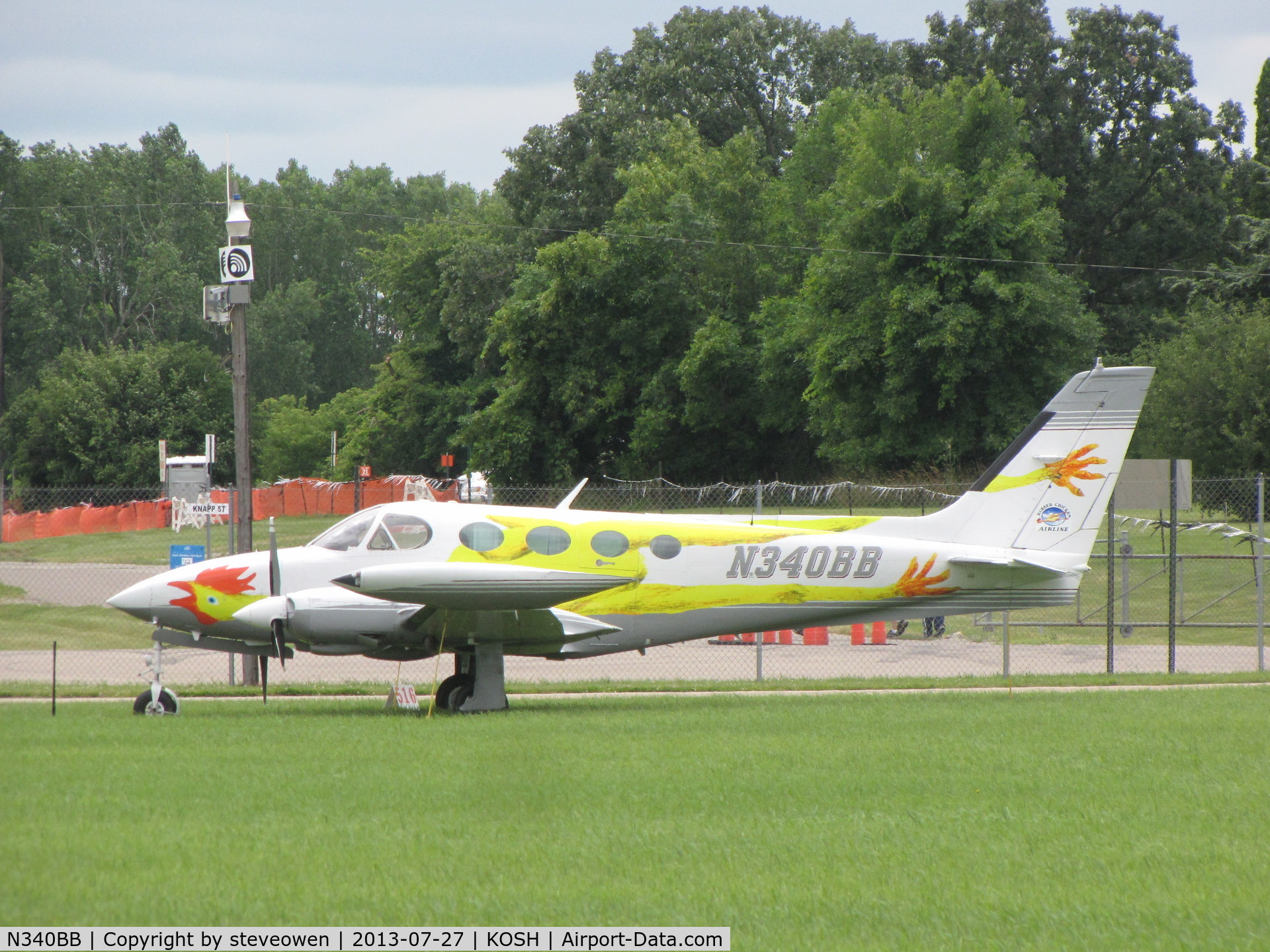 N340BB, 1980 Cessna 340A C/N 340A0991, Rubber chicken airlines