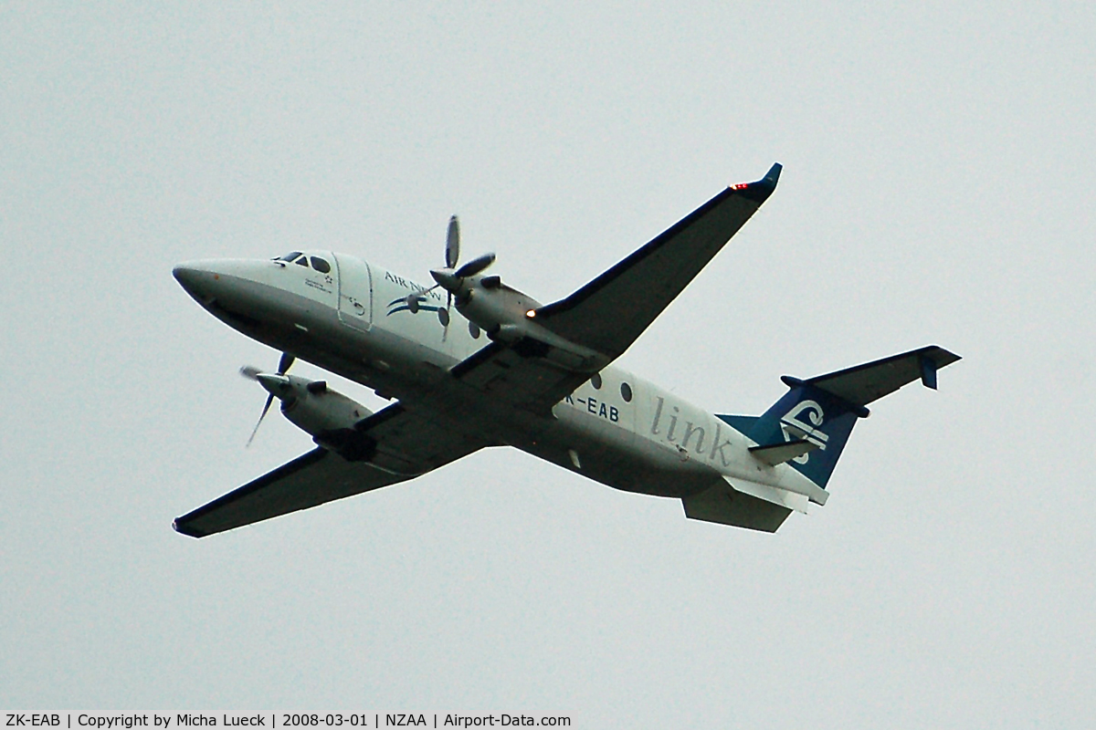 ZK-EAB, 2001 Raytheon 1900D C/N UE-425, At Auckland