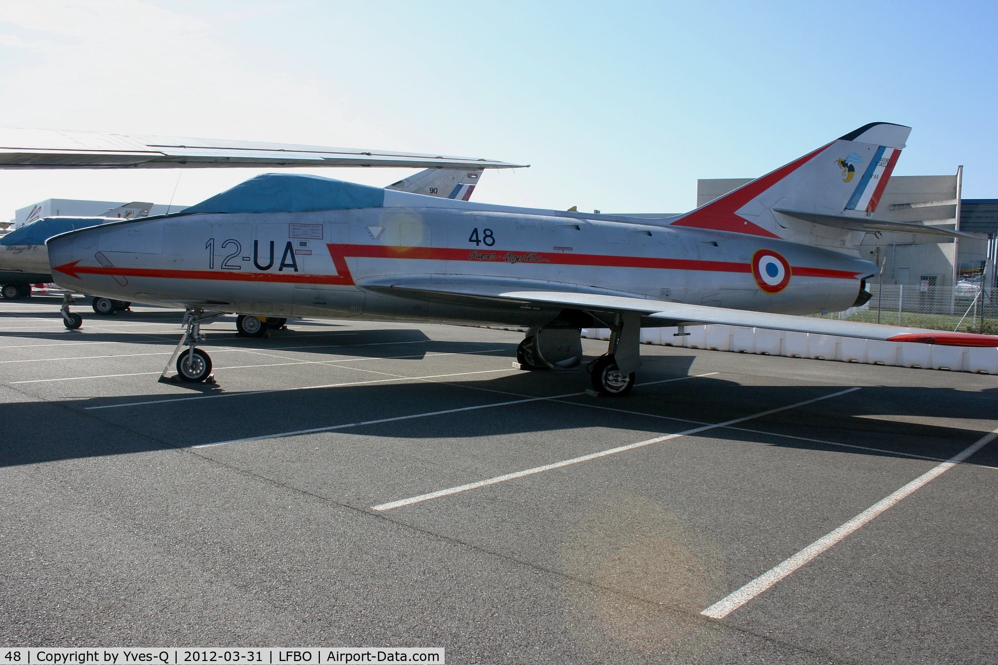 48, Dassault Super Mystere B.2 C/N 48, Dassault Super Mystere B.2 (12-UA), Les Ailes anciennes Toulouse -Blagnac (LFPO)