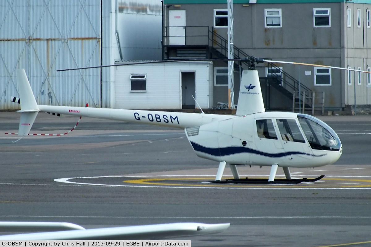 G-OBSM, 2001 Robinson R44 Raven C/N 1030, Patriot Aviation Ltd