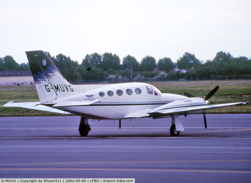 G-MUVG, 1981 Cessna 421C Golden Eagle C/N 421C-1064, Parked at the General Aviation area...