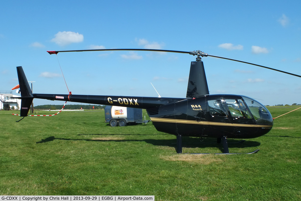 G-CDXX, 2005 Robinson R44 Raven II C/N 10624, Emsway Developments Ltd