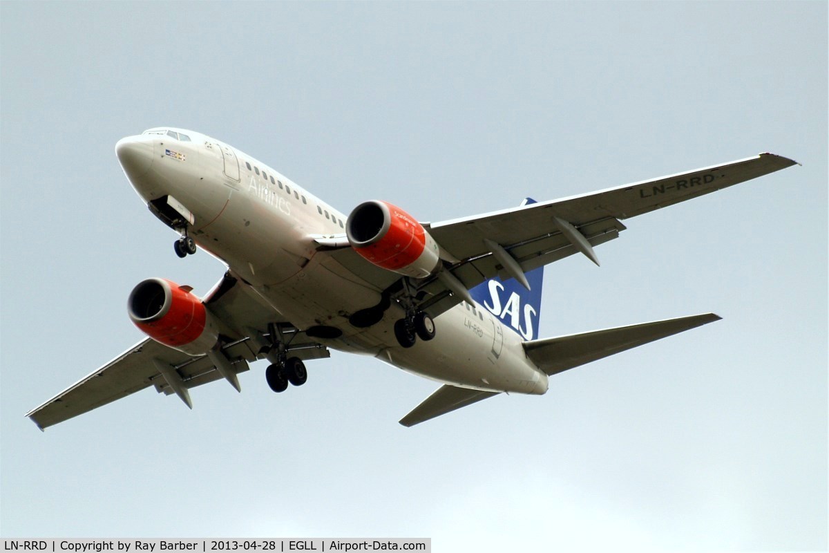 LN-RRD, 1999 Boeing 737-683 C/N 28301, Boeing 737-683 [28301] (SAS Scandinavian Airlines) Home~G 28/04/2013