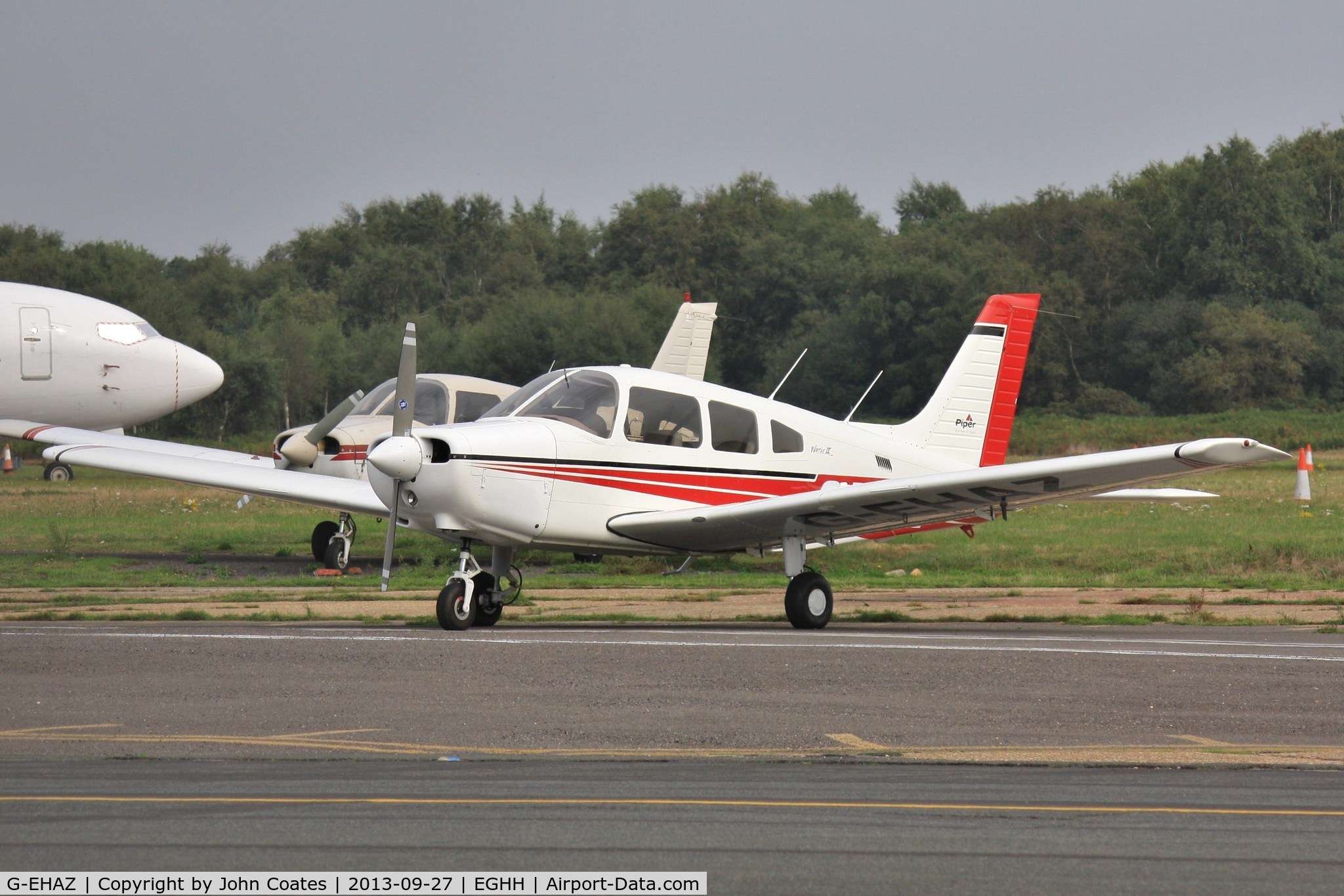 G-EHAZ, 2002 Piper PA-28-161 Warrior III C/N 2842168, Visitor at ATNth