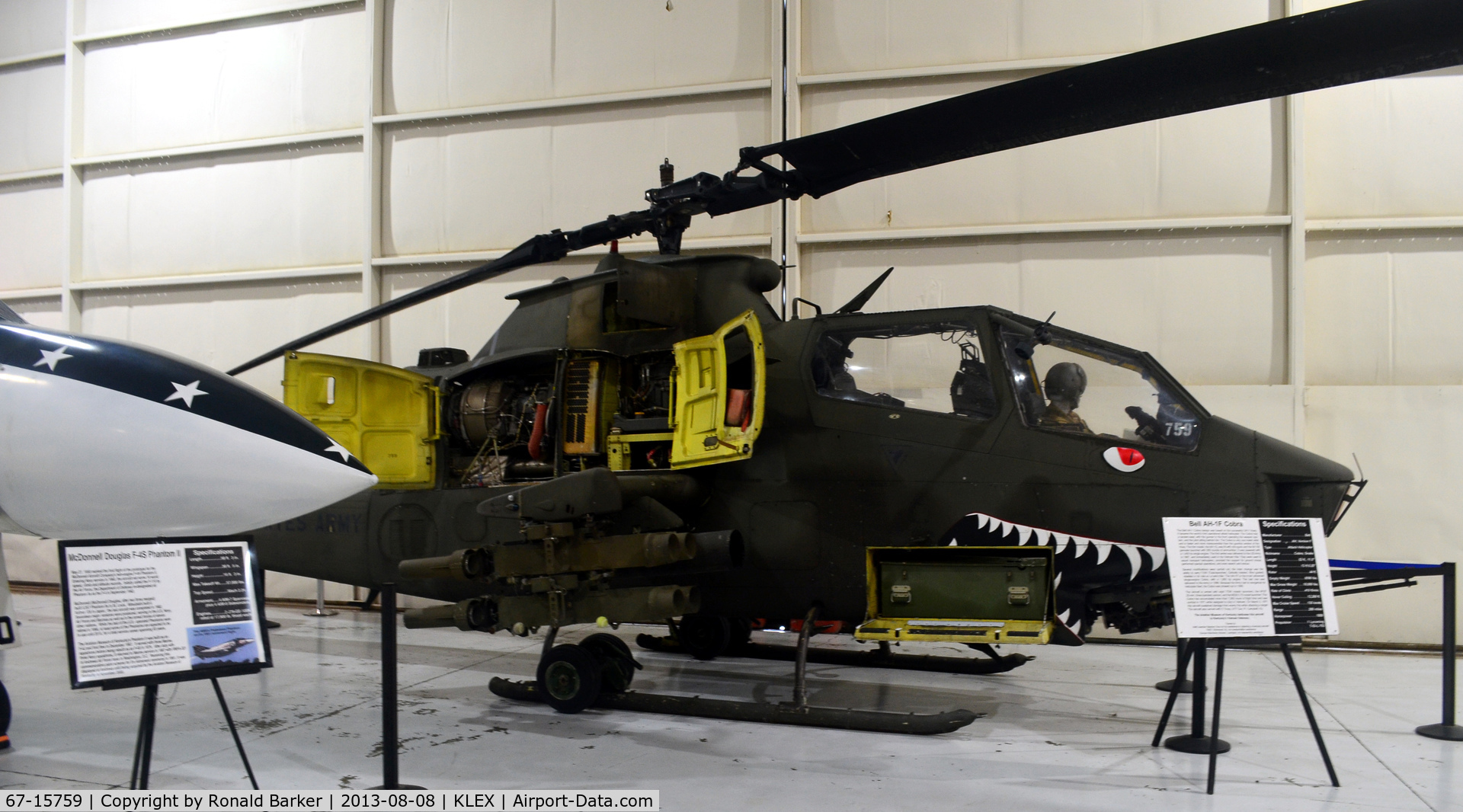 67-15759, 1967 Bell AH-1F Cobra C/N 20423, Aviation Museum of KY
