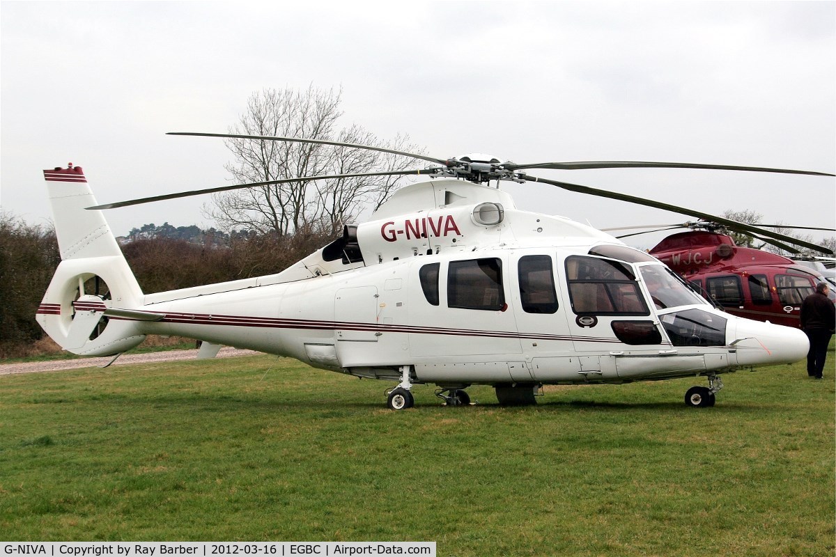 G-NIVA, 2003 Eurocopter EC-155B-1 C/N 6642, Eurocopter EC.155B1 Dauphin [6642] Cheltenham Racecourse~G 16/03/2012