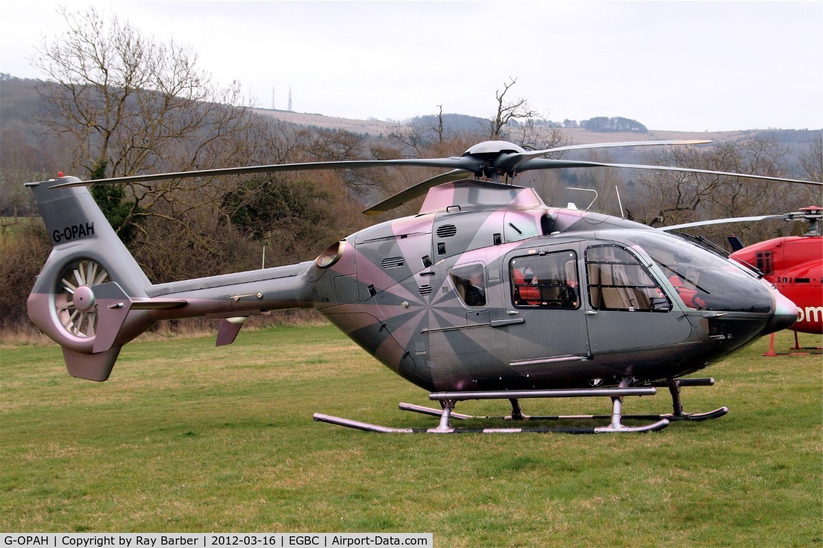 G-OPAH, 2007 Eurocopter EC-135T-2+ C/N 0635, G-OPAH   Eurocopter EC.135T2+ [0635] (GB Helicopters) Cheltenham Racecourse~G 16/03/2012