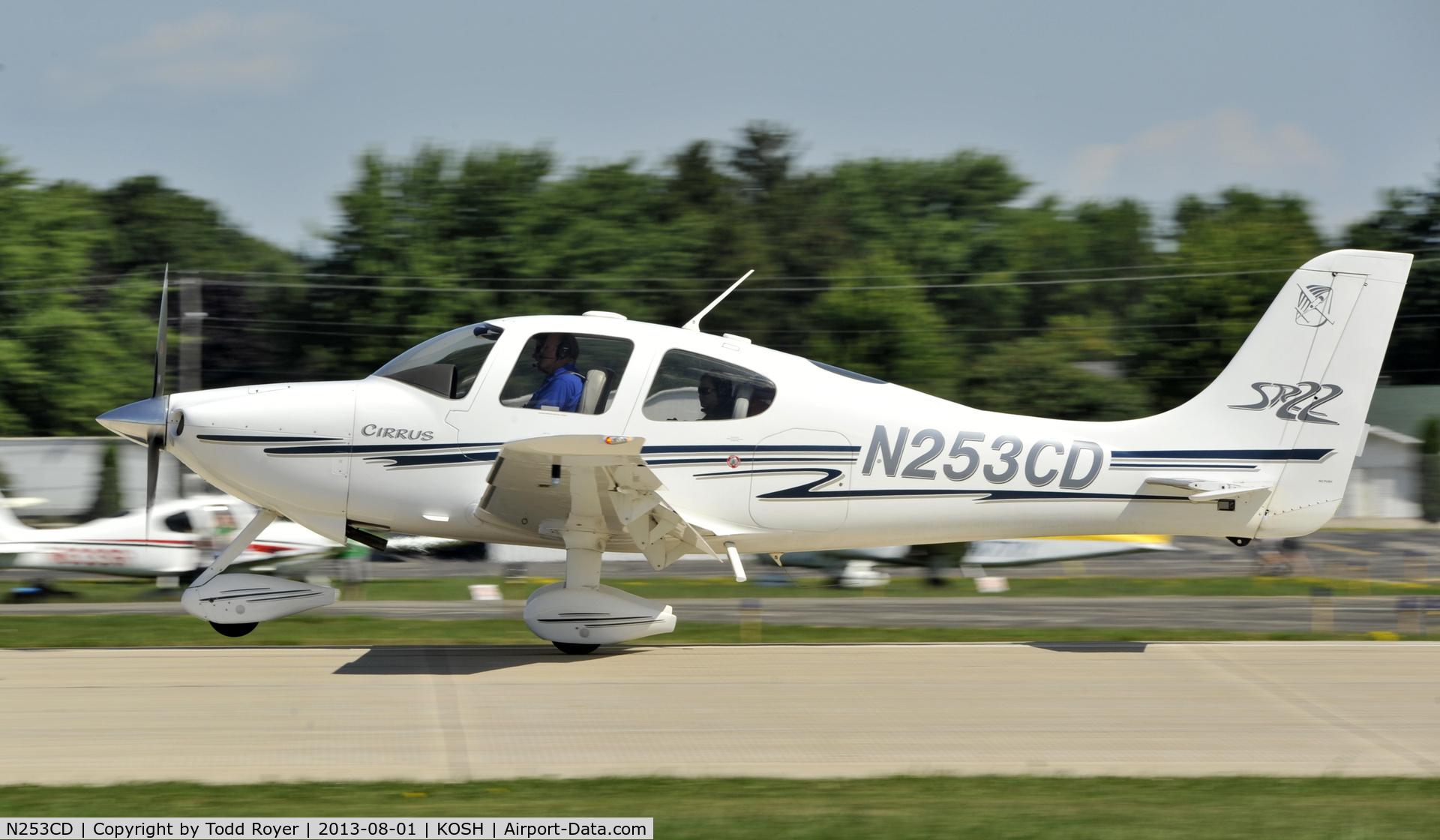 N253CD, 2003 Cirrus SR22 C/N 0448, Airventure 2013
