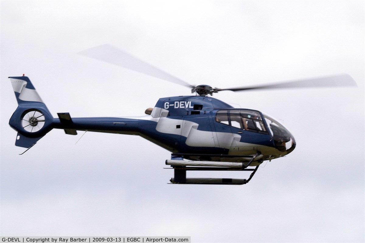 G-DEVL, 2001 Eurocopter EC-120B Colibri C/N 1273, Eurocopter EC.120B Colibri [1273] Cheltenham Racecourse~G 13/03/2009
