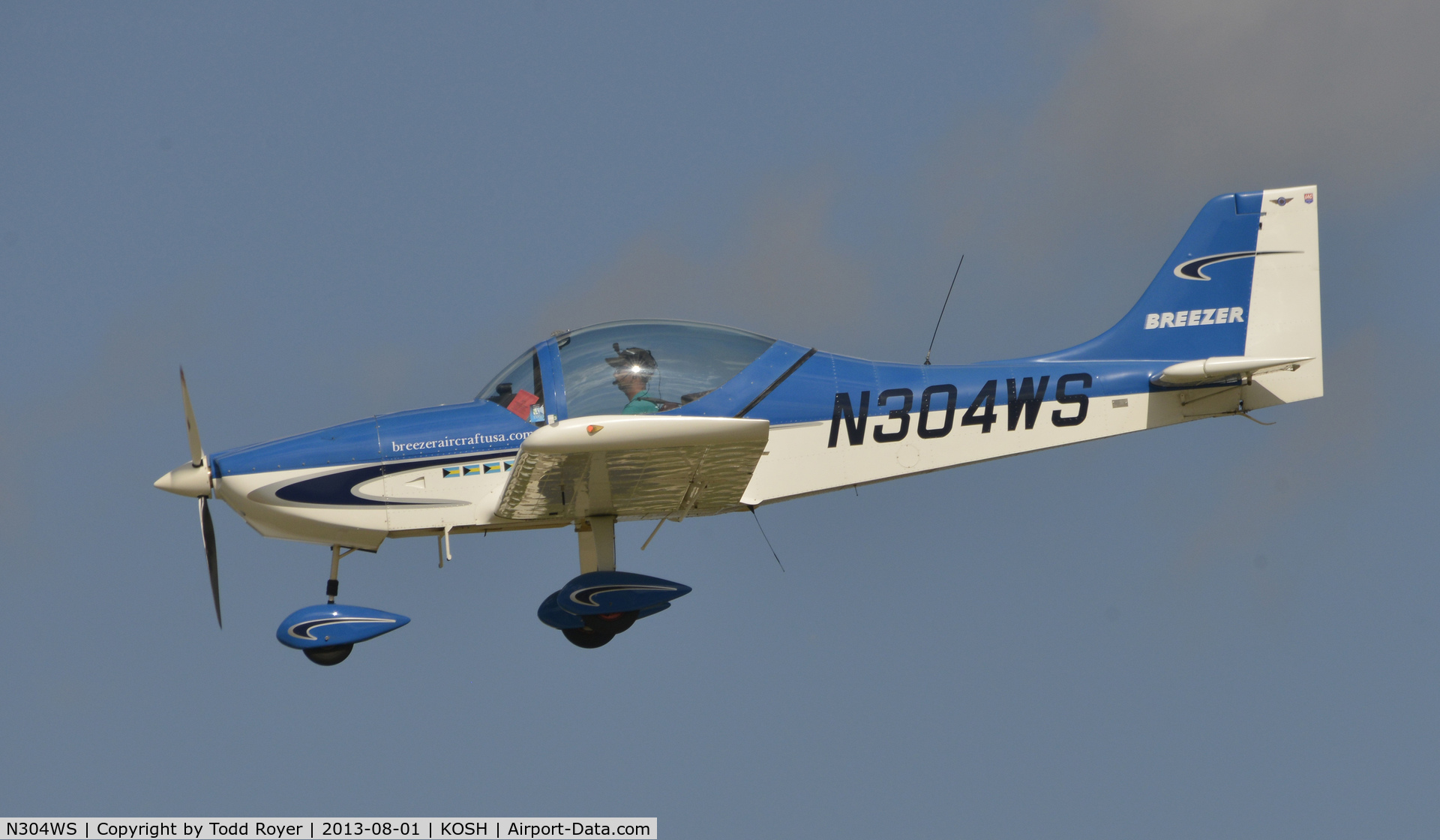 N304WS, 2008 Breezer Light Sport Aircraft C/N 007LSA, Airventure 2013