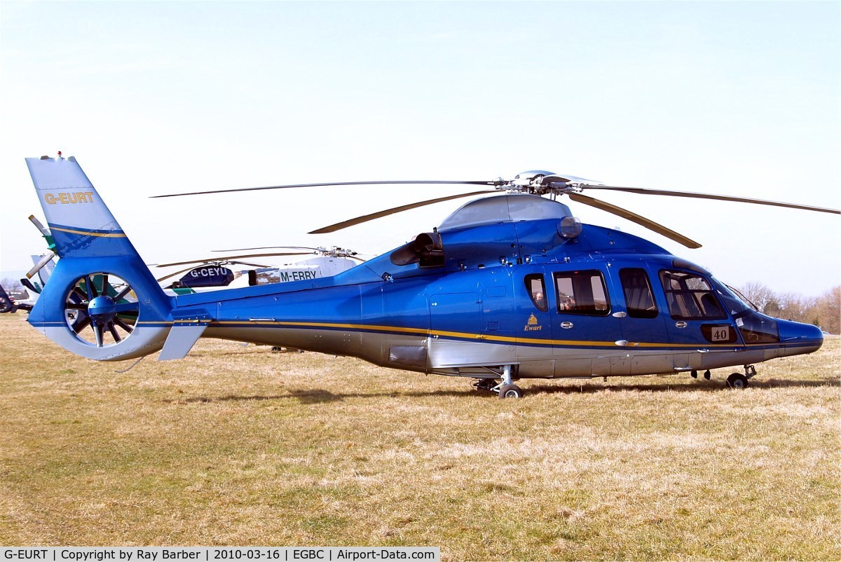 G-EURT, 2007 Eurocopter EC-155B-1 C/N 6764, Eurocopter EC.155B1 Dauphin [6764] (William Ewart Properties Ltd) Cheltenham Race Course~G 16/03/2010