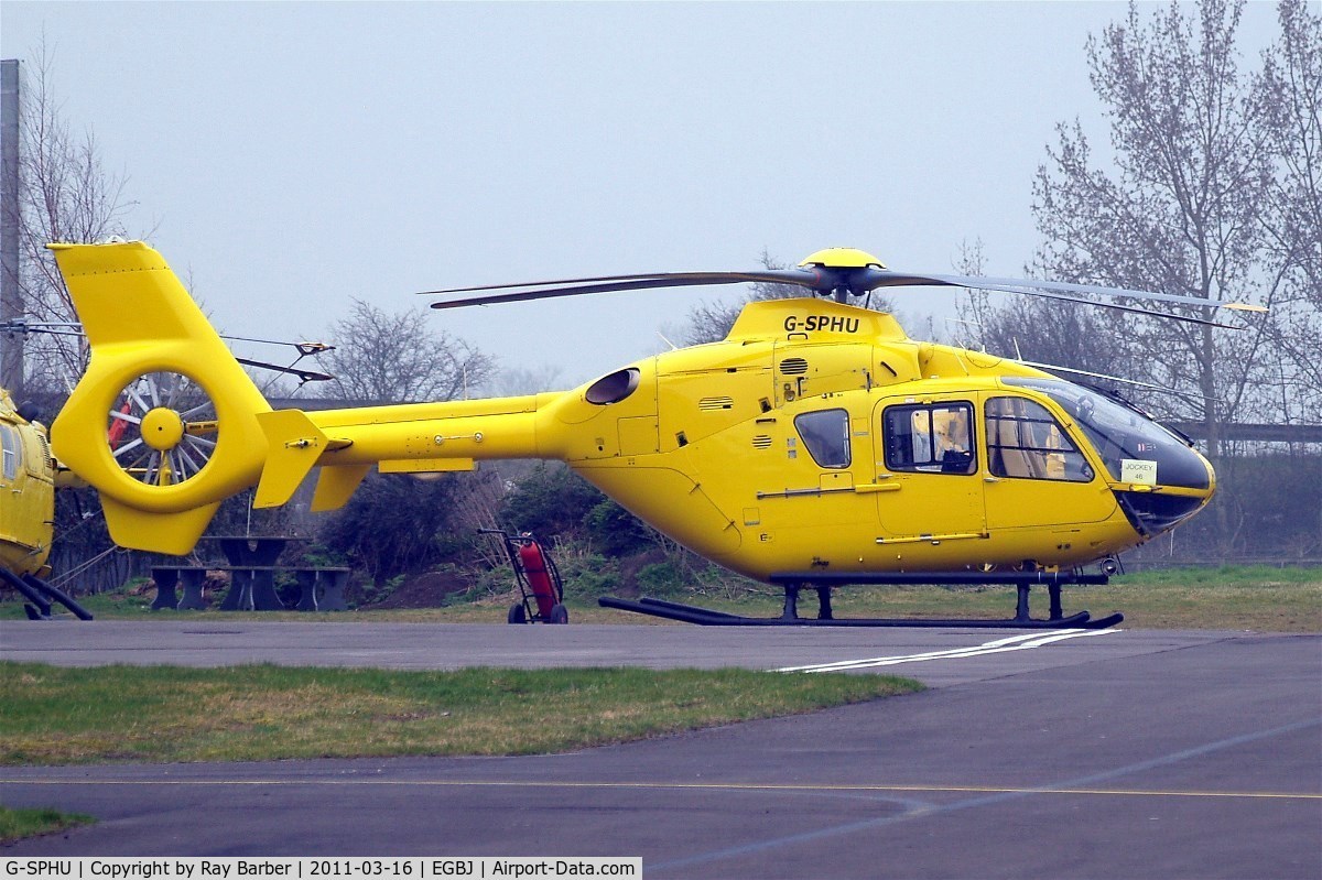 G-SPHU, 2002 Eurocopter EC-135T-2 C/N 0245, Eurocopter EC.135 T2+ [0245] (Bond Air Services) Staverton~G 16/03/2011