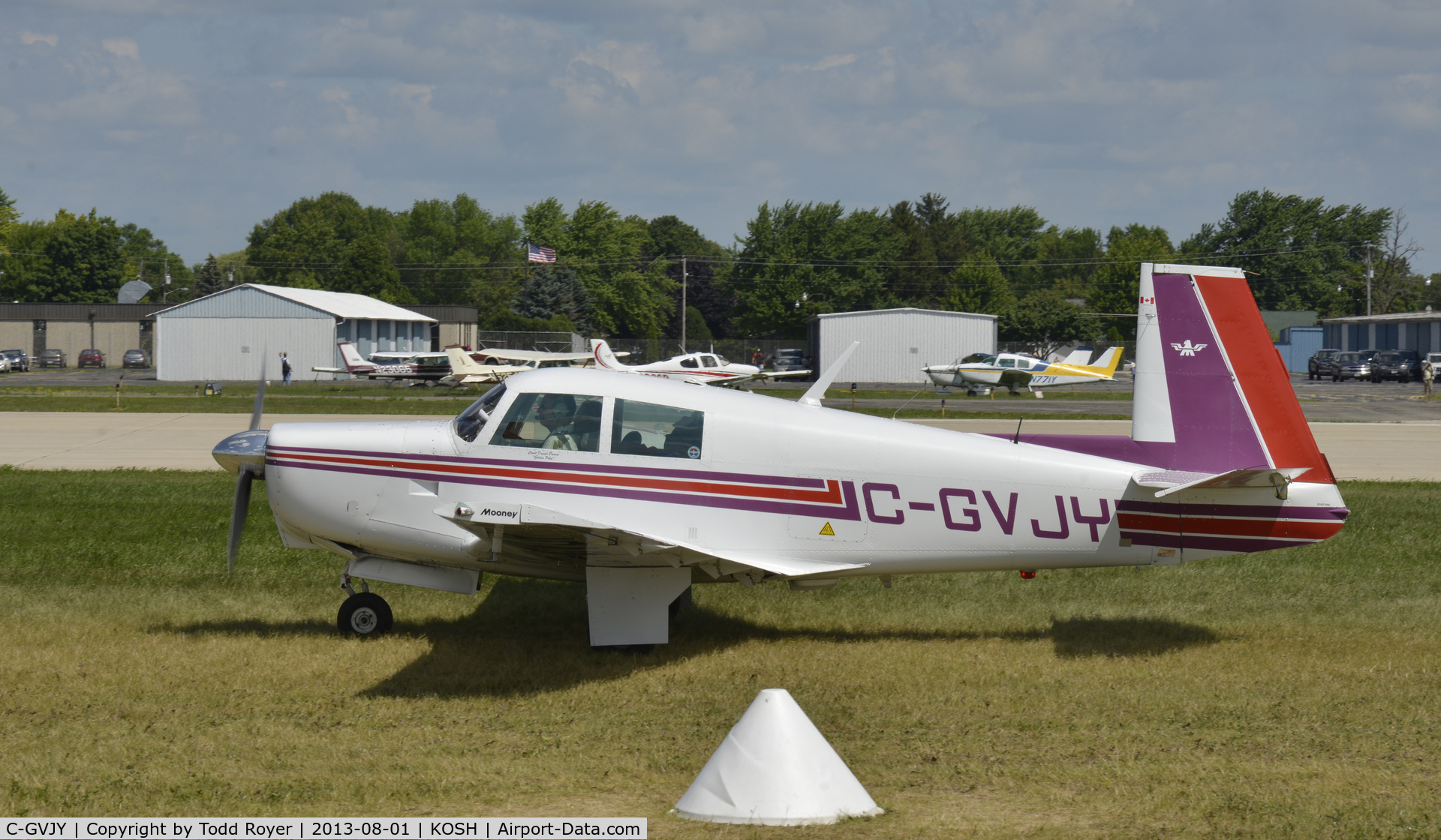 C-GVJY, 1966 Mooney M20C Ranger C/N 3371, Airventure 2013