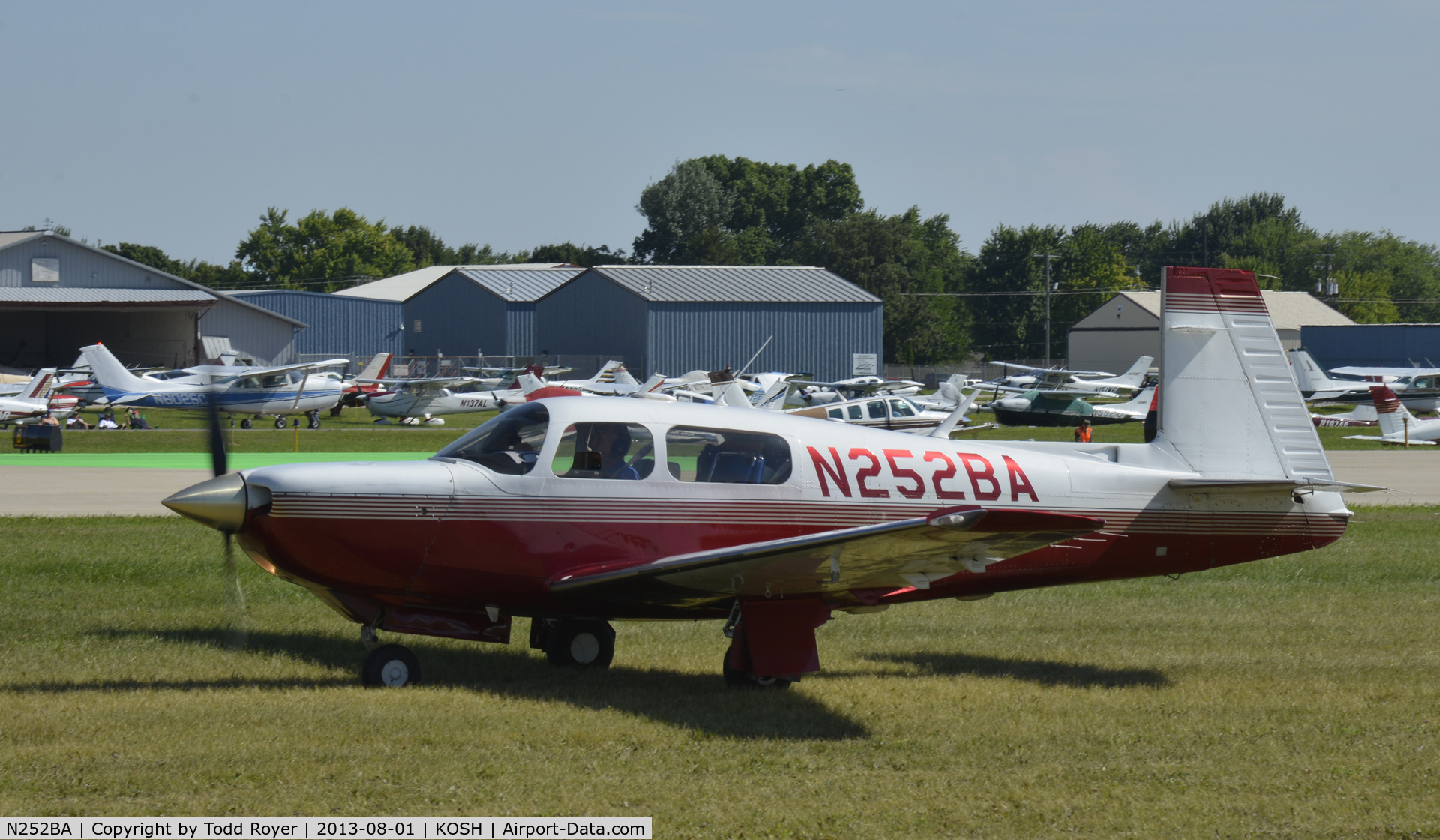 N252BA, Mooney M20K C/N 25-1122, Airventure 2013