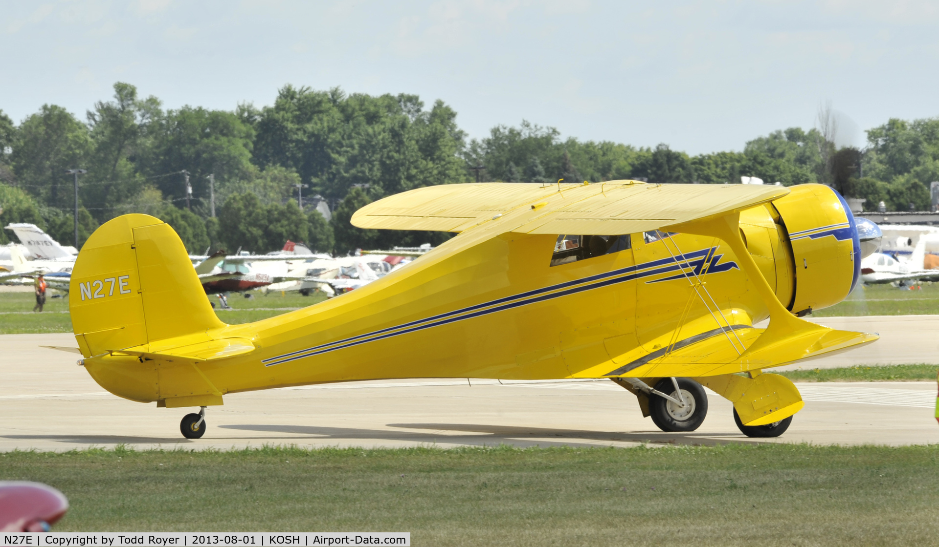 N27E, 1944 Beech D17S Staggerwing C/N 6883, Airventure 2013