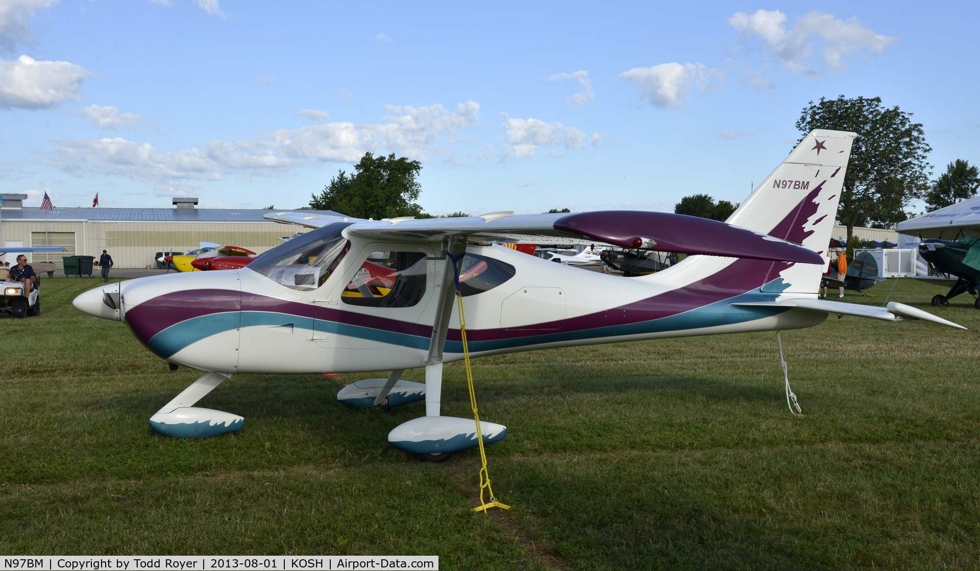 N97BM, 1997 Stoddard-Hamilton Glastar GS-1 C/N 5342, Airventure 2013