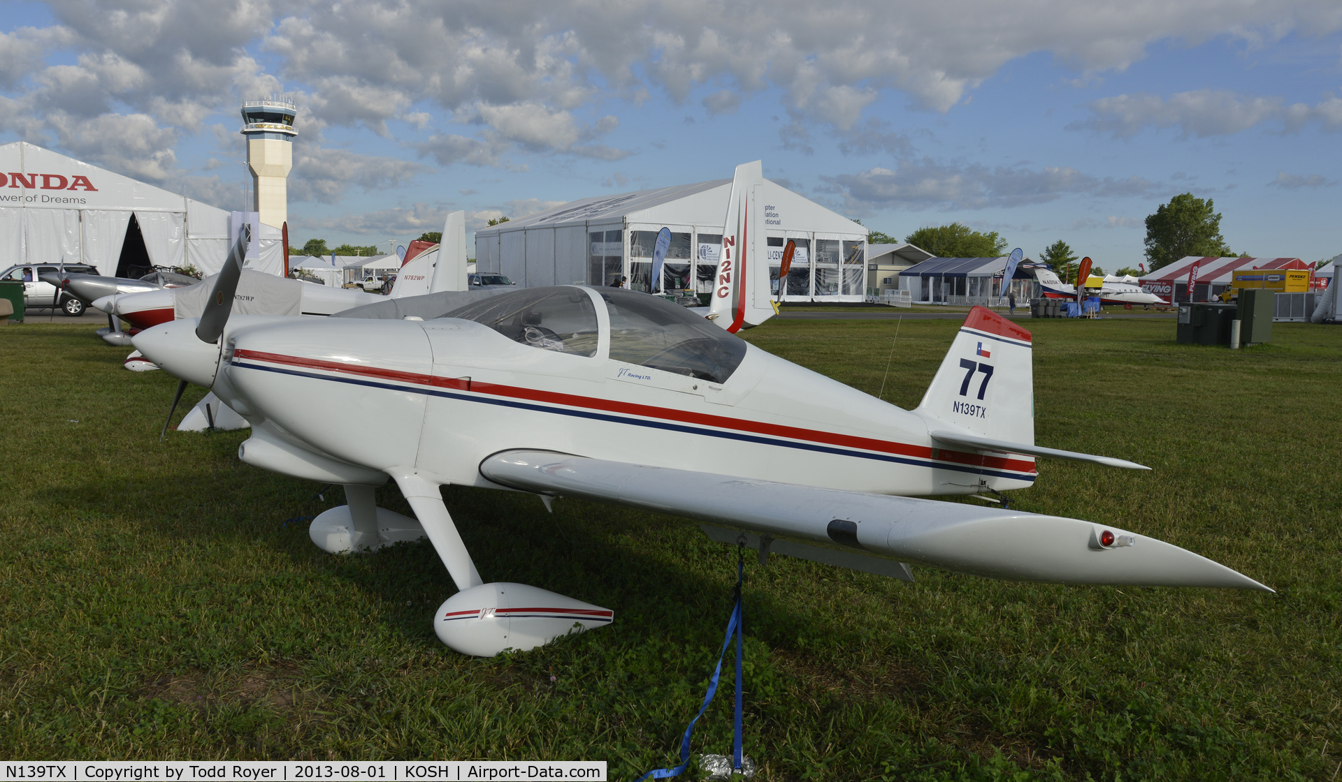 N139TX, 1996 Vans RV-6 C/N 23139, Airventure 2013