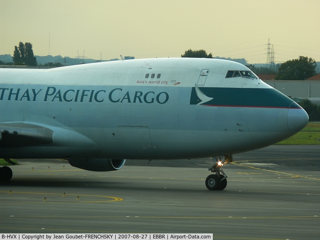 B-HVX, 1990 Boeing 747-267F/SCD C/N 24568, Cathay Cargo
