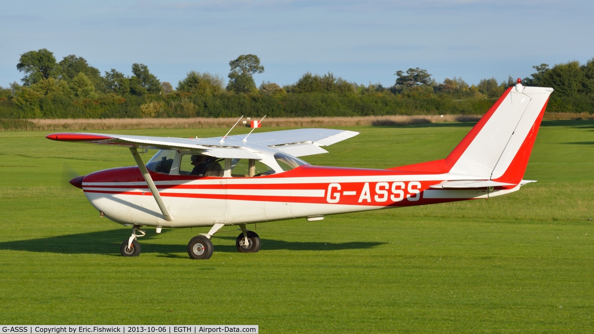 G-ASSS, 1964 Cessna 172E C/N 172-51467, 1. G-ASSS preparing to depart The Shuttleworth Collection October Flying Day - (The final Flying Day of their 50th Anniversary Season.)