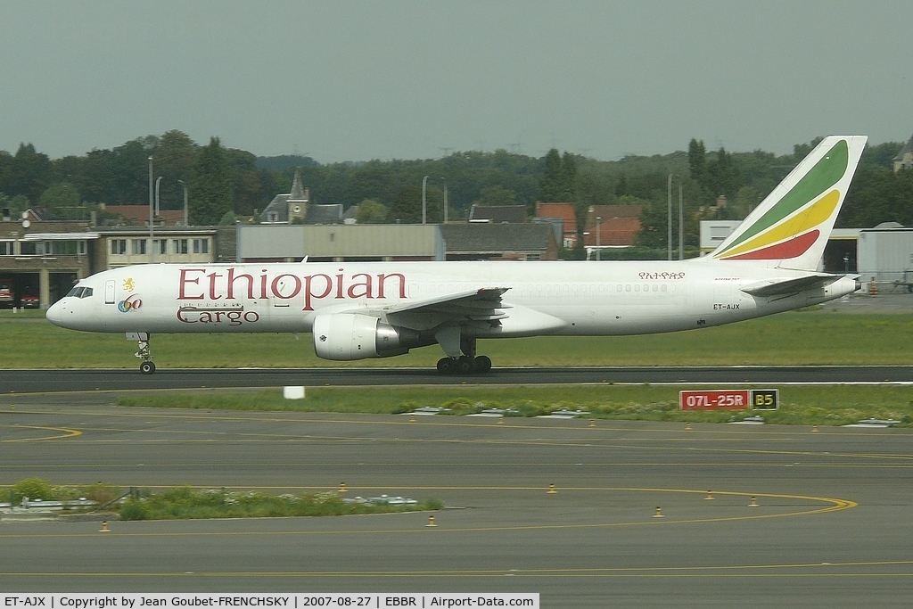 ET-AJX, 1991 Boeing 757-260/PCF C/N 25014/348, ETHIOPIAN CARGO
