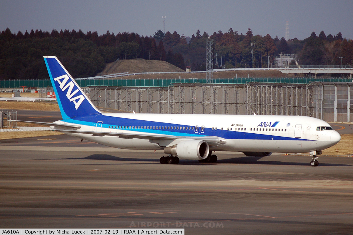 JA610A, 2002 Boeing 767-381/ER C/N 32979, At Narita