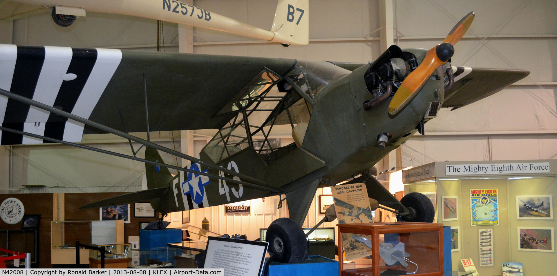 N42008, 1945 Piper J3C-65 Cub Cub C/N 14083, Aviation Museum of KY