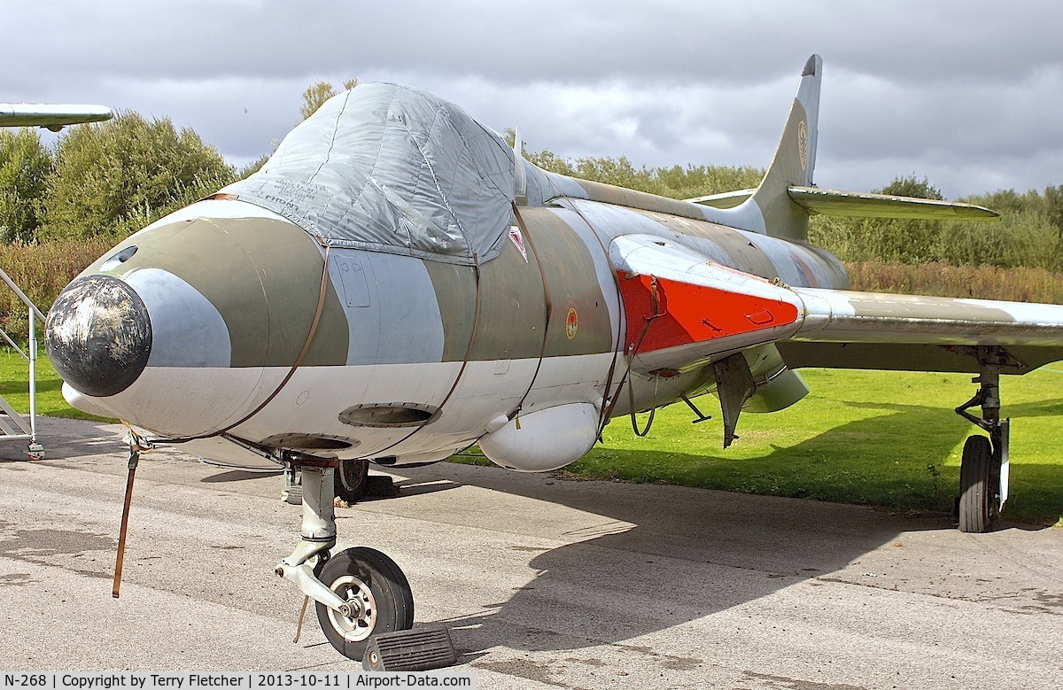 N-268, Hawker Hunter FGA.78 C/N 8947, Hawker Hunter at Yorkshire Air Museum