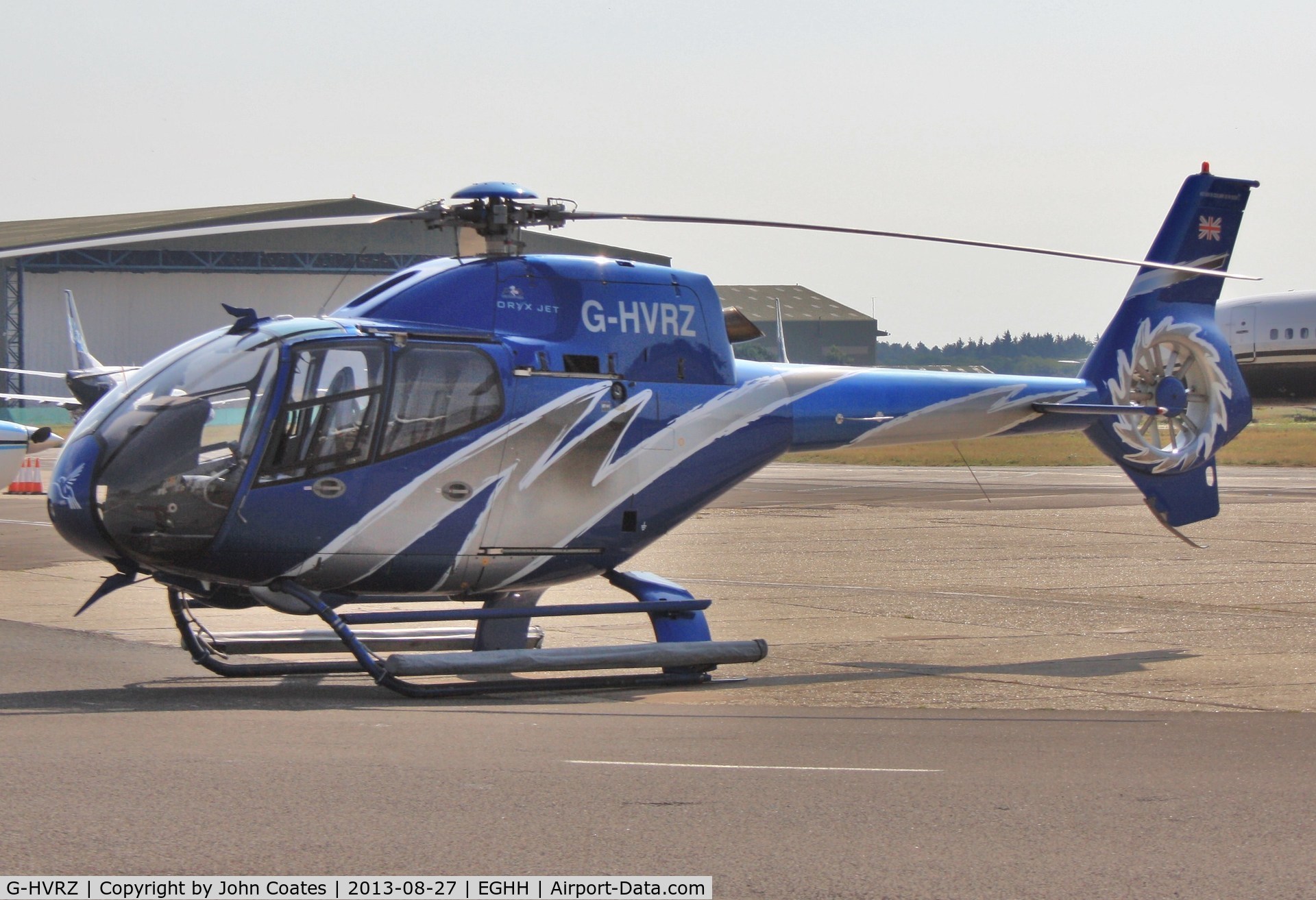 G-HVRZ, 2003 Eurocopter EC-120B Colibri C/N 1338, Visiting BHL