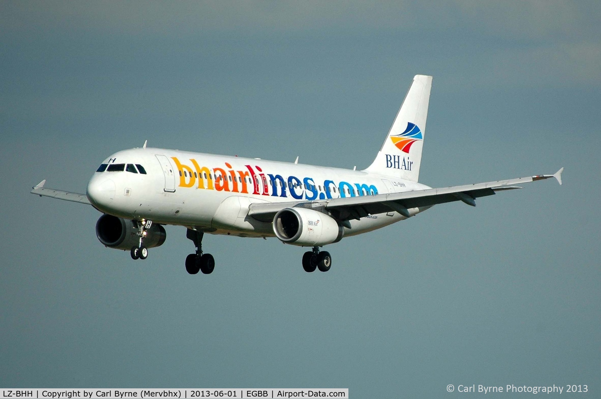 LZ-BHH, 2006 Airbus A320-232 C/N 2863, Taken from the MSCP.