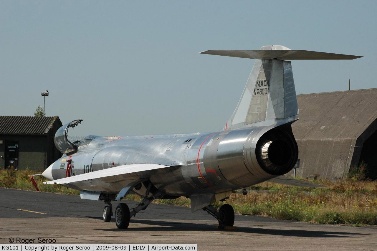 KG101, Lockheed (Fokker) F-104G Starfighter C/N 683-8001, KG101 at it's home for alomost 6 years at EDLV in august 2009