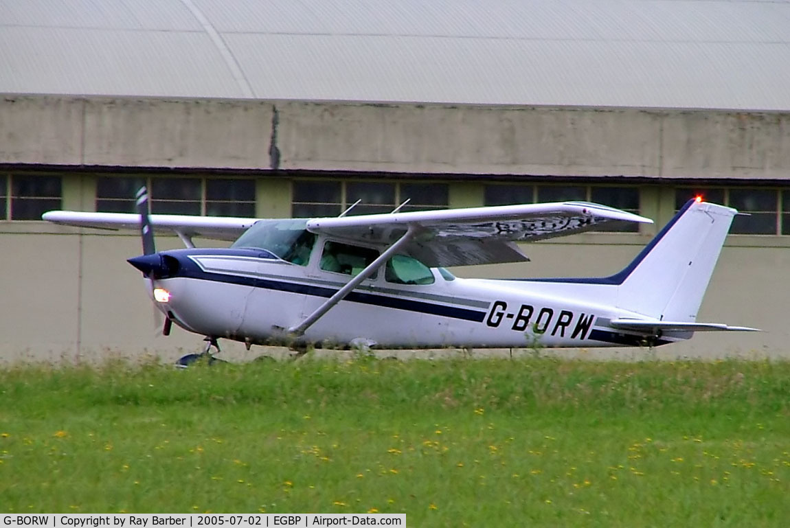 G-BORW, 1981 Cessna 172P C/N 172-74301, Cessna 172P Skyhawk [172-74301] Kemble~G 02/07/2005