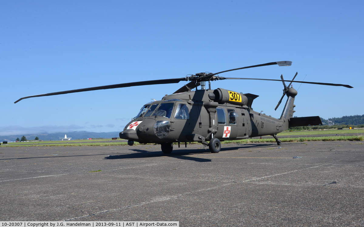 10-20307, 2010 Sikorsky HH-60M Black Hawk C/N Not found 10-20307, At Astoria OR.