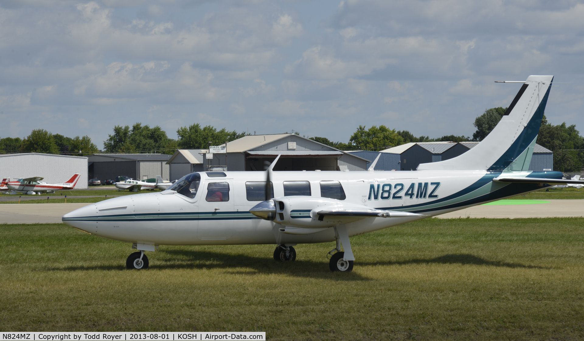 N824MZ, 1980 Piper Aerostar 601P C/N 61P08518163449, Airventure 2013