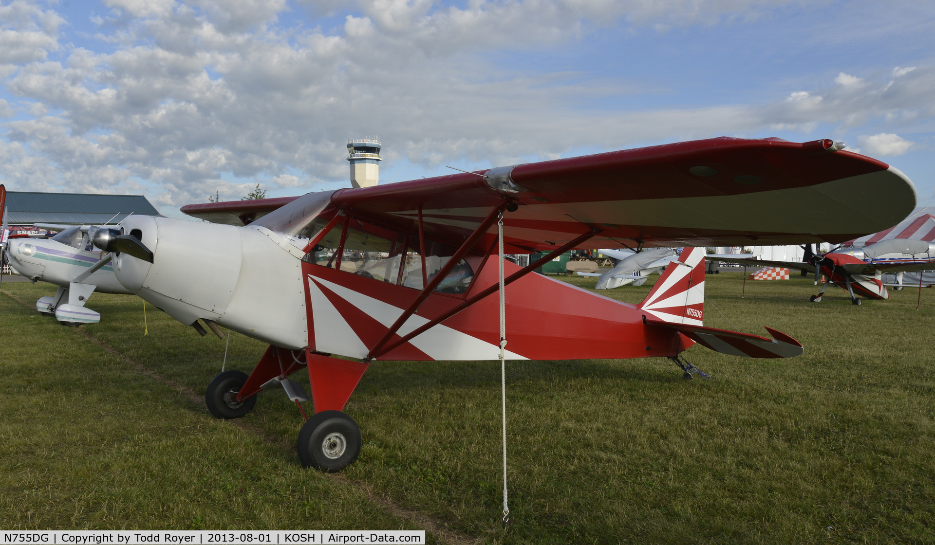 N755DG, 1995 Wag-Aero CUBy C/N 2123AT, Airventure 2013