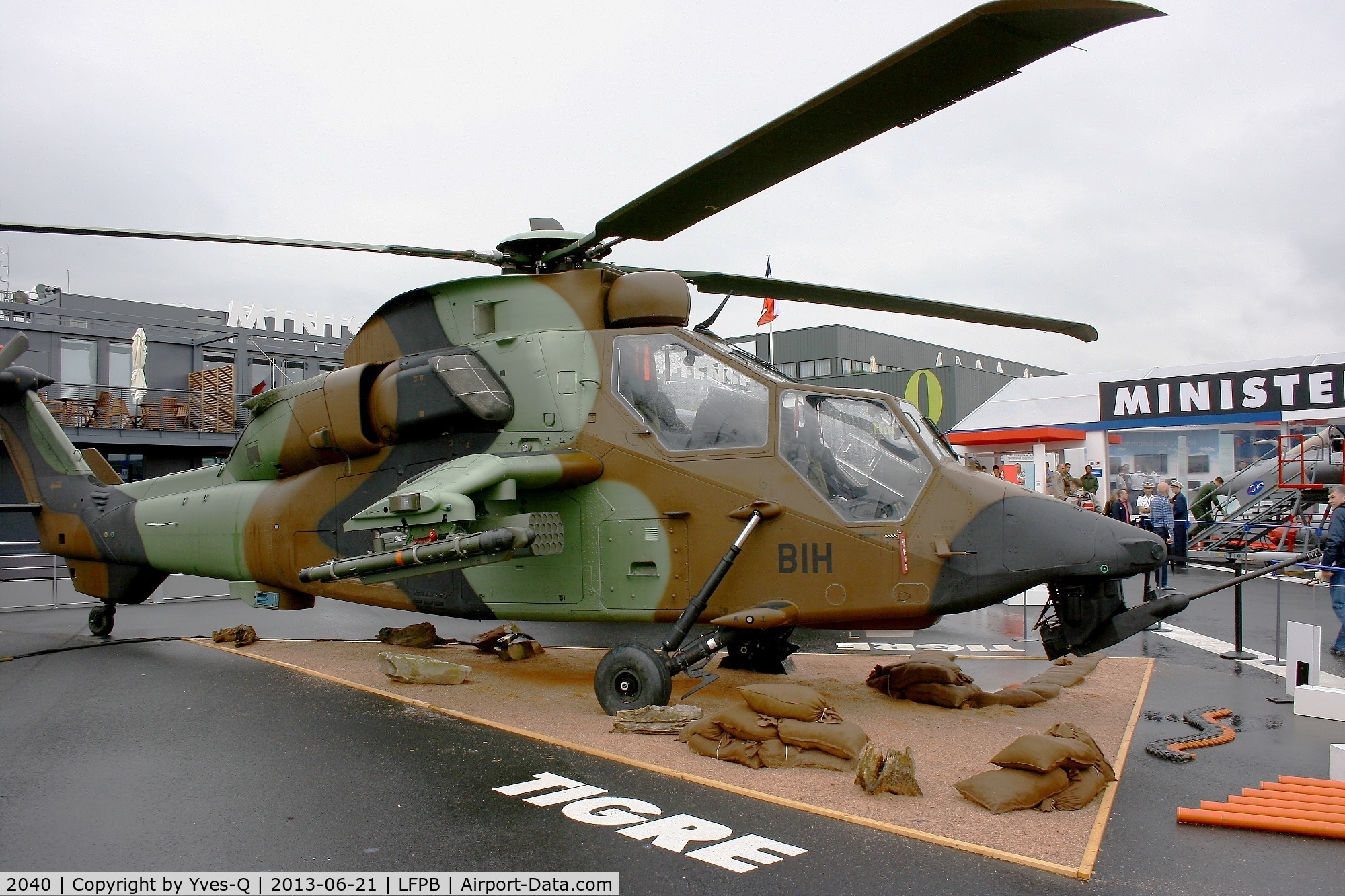 2040, Eurocopter EC-665 Tigre HAP C/N 2040, Eurocopter EC-665 Tigre HAP, Paris-Le Bourget Air Show 2013