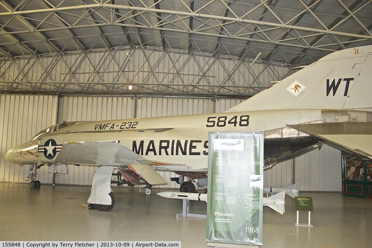155848, McDonnell F-4S Phantom II C/N 3206, At the Museum of Flight , East Fortune , Scotland