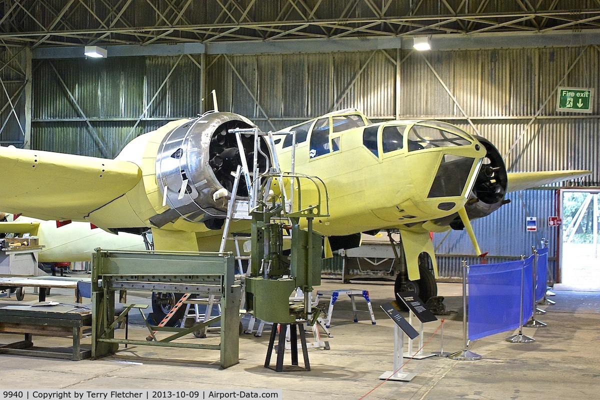 9940, Bristol 149 Bolingbroke Mk.IVT C/N 962, At the Museum of Flight , East Fortune , Scotland