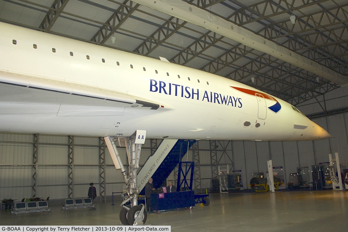 G-BOAA, 1974 Aerospatiale-BAC Concorde 1-102 C/N 100-006, At the Museum of Flight , East Fortune , Scotland