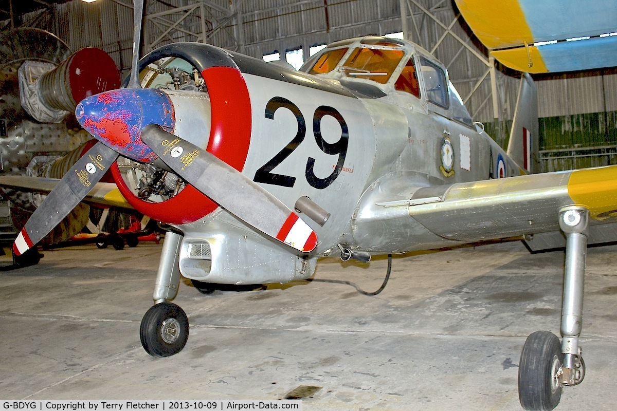 G-BDYG, Percival P-56 Provost T.1 C/N PAC/56/058, At the Museum of Flight , East Fortune , Scotland