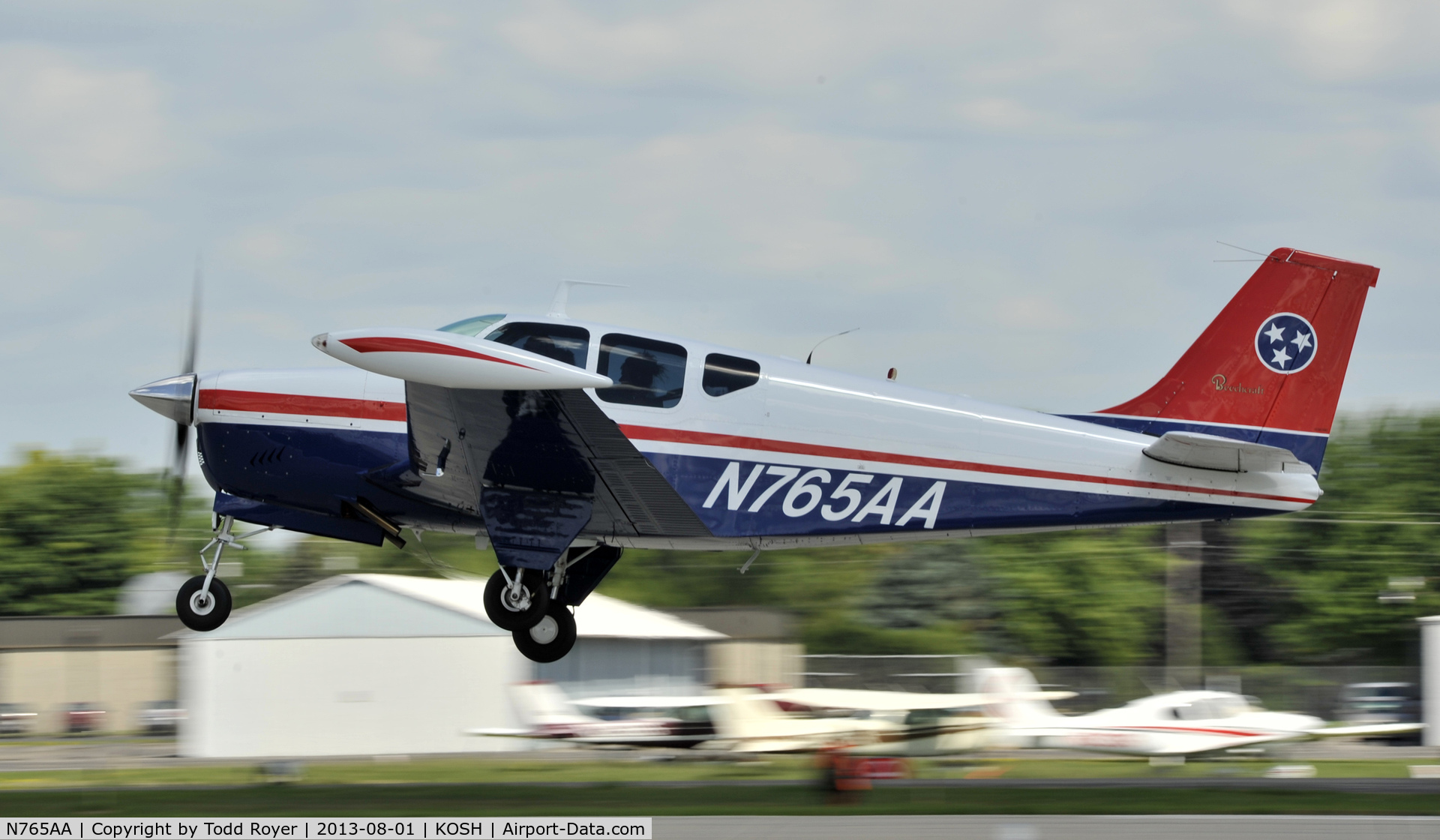 N765AA, 1959 Beech 35-33 Debonair C/N CD-10, Airventure 2013