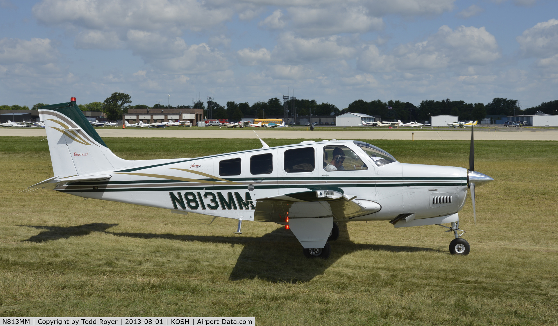 N813MM, 2000 Raytheon Aircraft Company A36 Bonanza C/N E-3342, Airventure 2013
