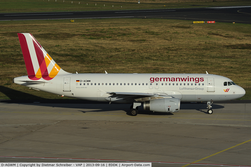 D-AGWM, 2009 Airbus A319-132 C/N 3839, Germanwings Airbus 319