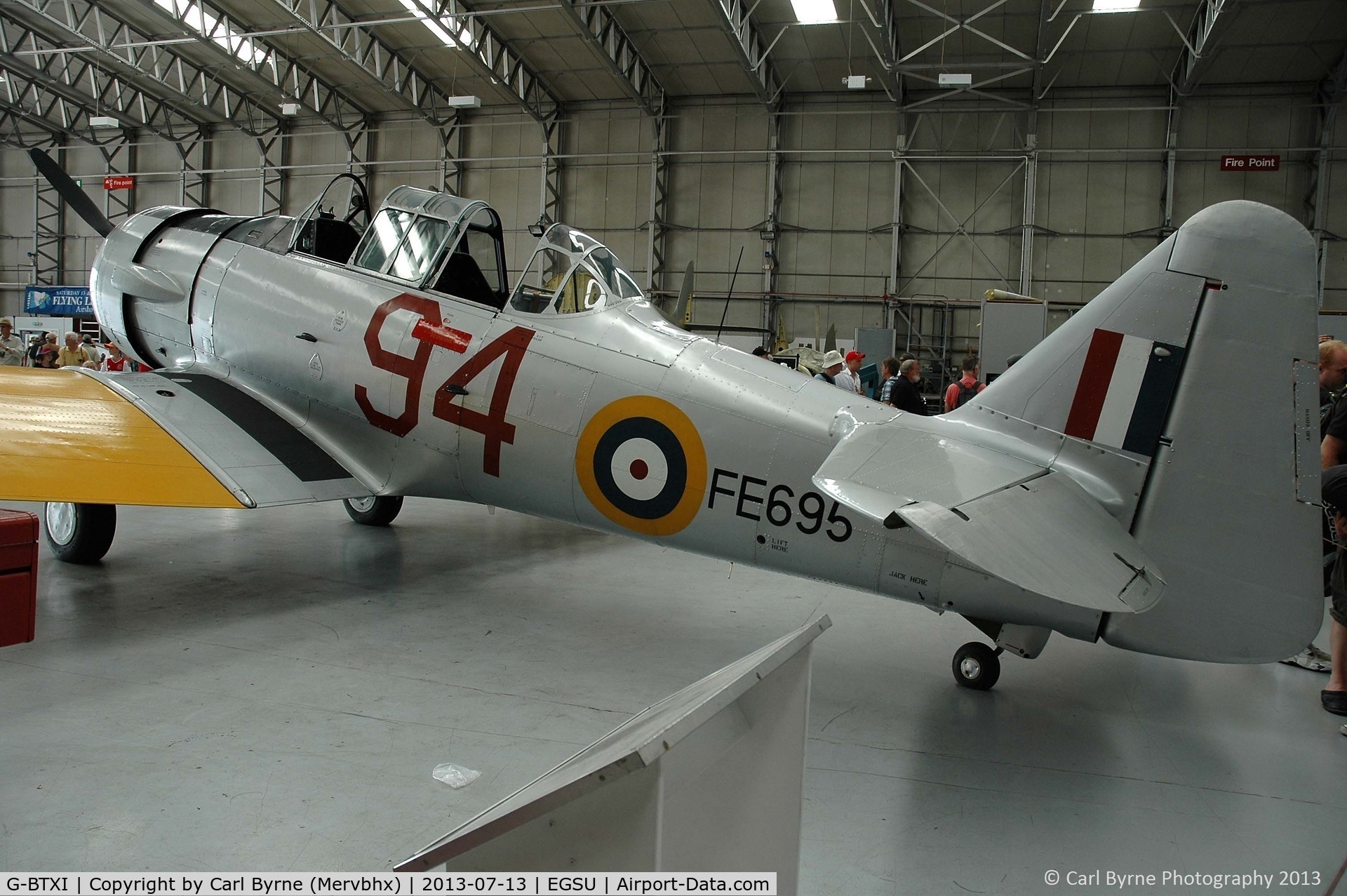 G-BTXI, 1942 Noorduyn AT-16 Harvard IIB C/N 14-429, Part of the Imperial War Museum's preserved flying collection.