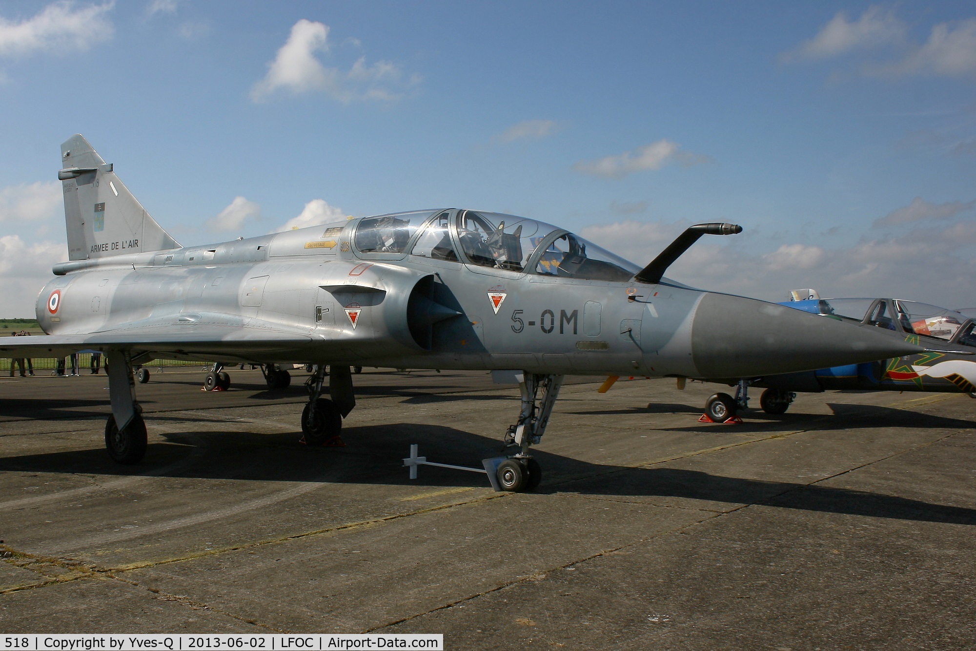 518, Dassault Mirage 2000B C/N 218, Dassault Mirage 2000B, Châteaudun Air Base 279 (LFOC)