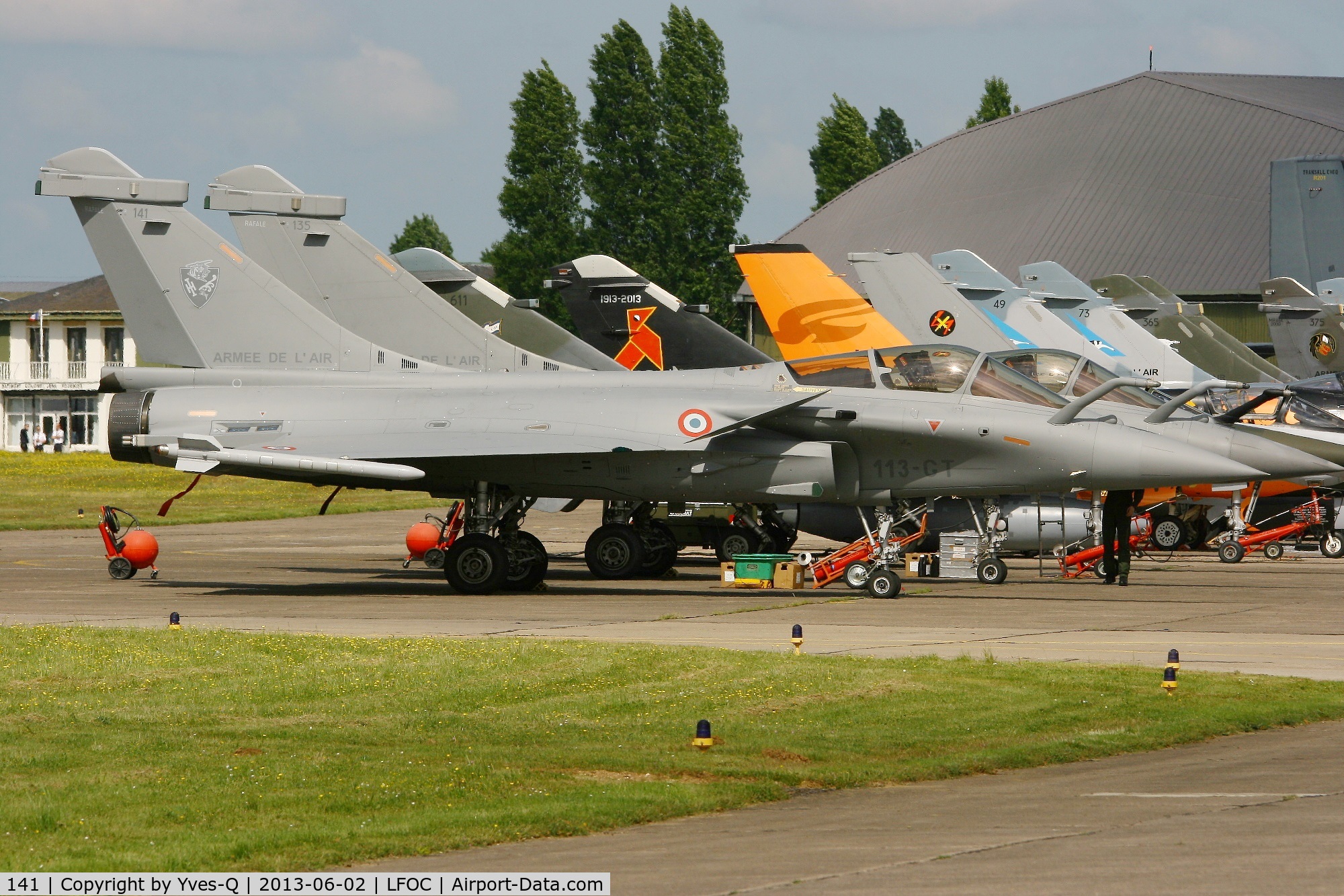 141, Dassault Rafale C C/N 141, French Air Force Dassault Rafale C (113-GT), Châteaudun Air Base 279 (LFOC)